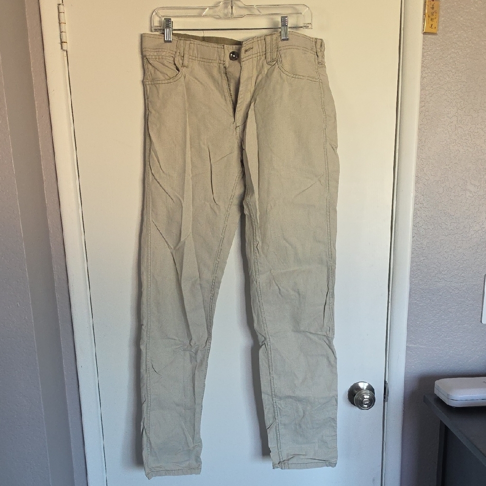 Men's Slim Fit Chino Pants - Beige